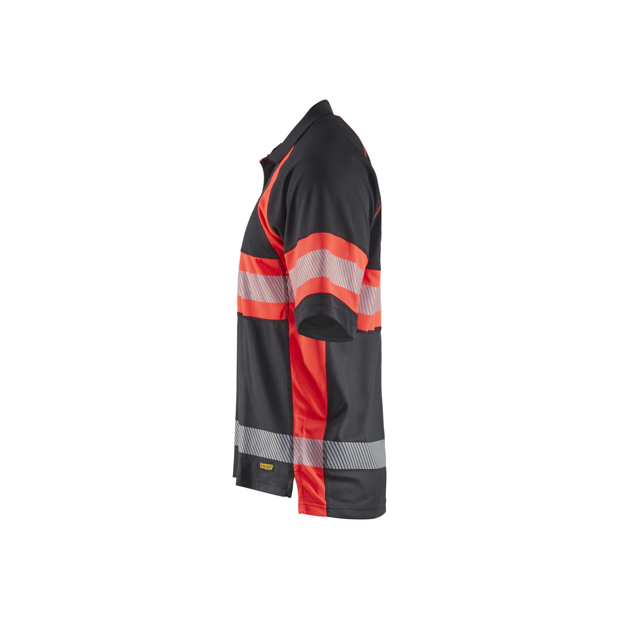 BLAKLADER 33381051 Hi Vis Polo Shirt with UV protection Hi Vis Reflective Short Sleeve Work Polo MEN - 100% Polyester